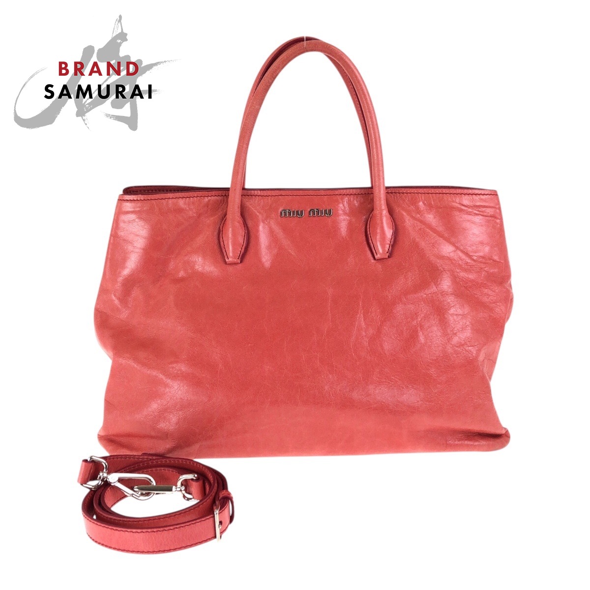 【美品】miumiu 赤 ハンドバッグ 楽天市場】MIUMIU（カラーレッド）（レディースバッグ｜バッグ