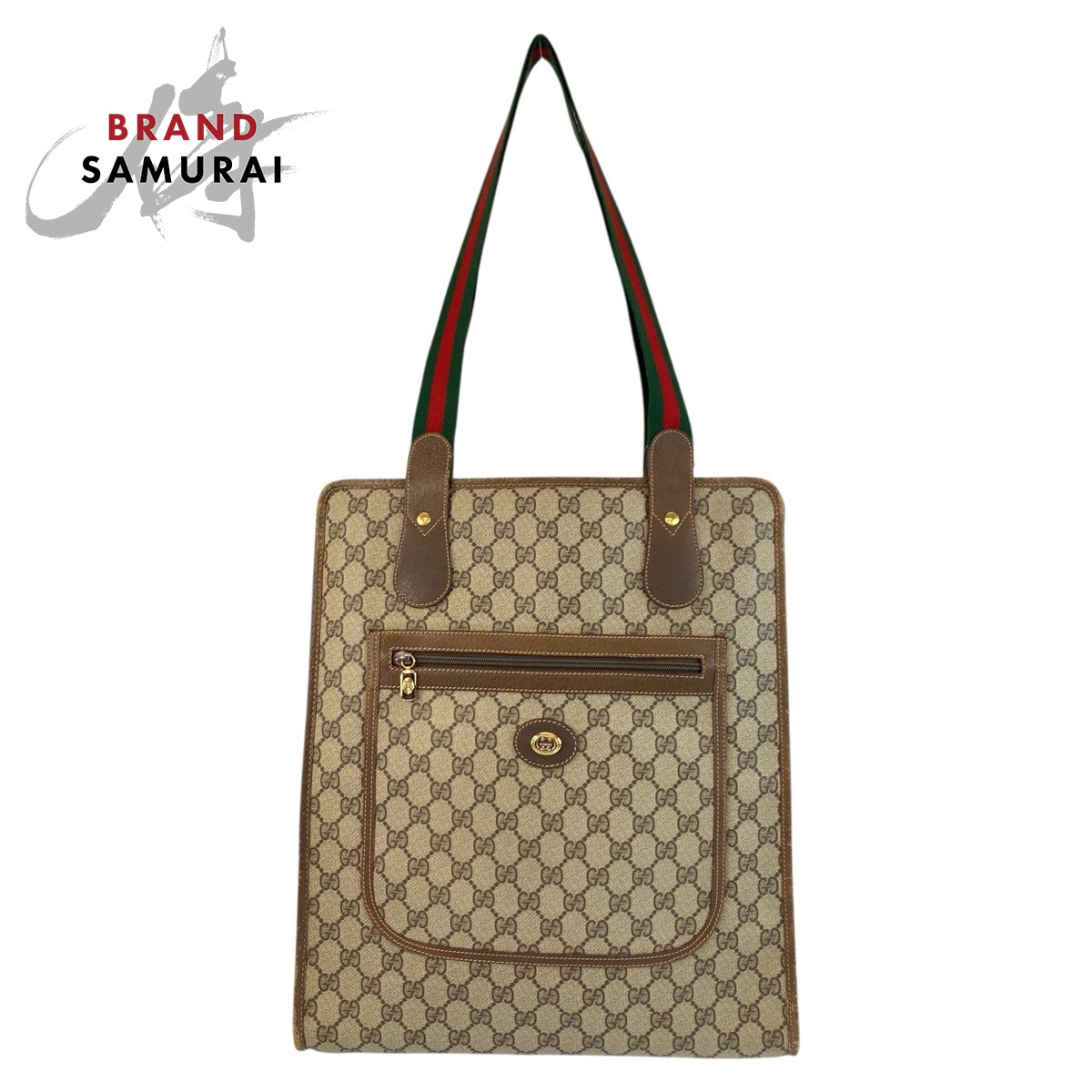 GUCCI グッチ GG柄 トートバッグ バッグ オールドグッチ ヴィンテージ】オールドグッチ GG総柄 トートバッグ