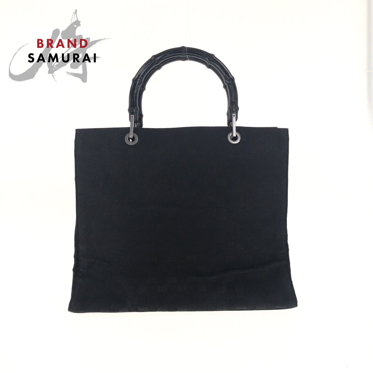 楽天市場】グッチ GUCCI トートバッグ バンブー レザー 黒