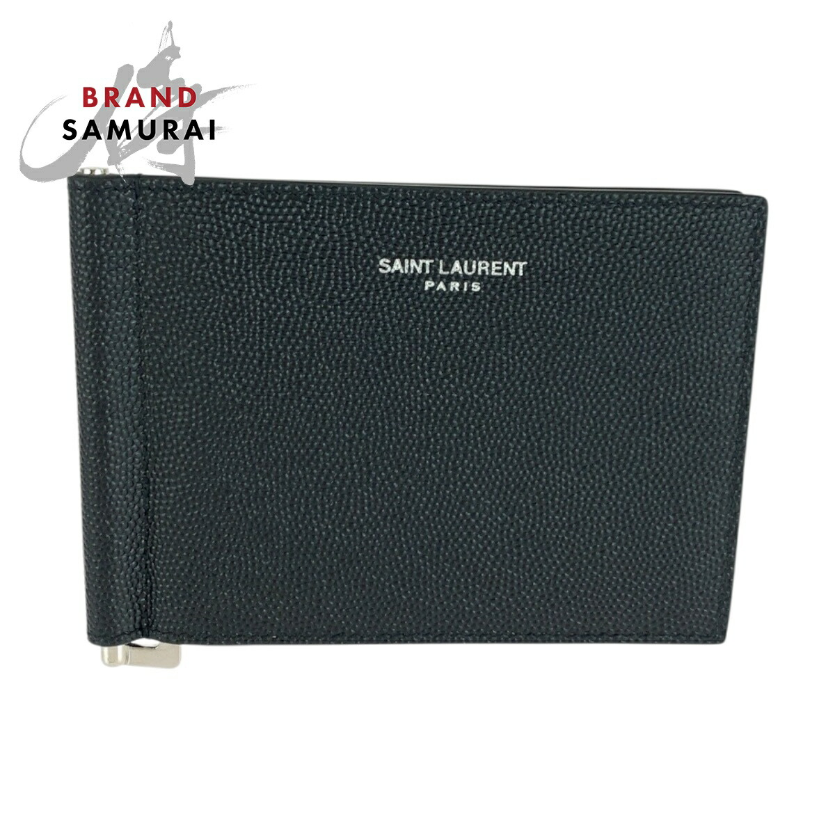 サンローランパリ マネークリップ【美品】 Yves Saint Laurent 美品 サンローラン パリ ロゴプレート