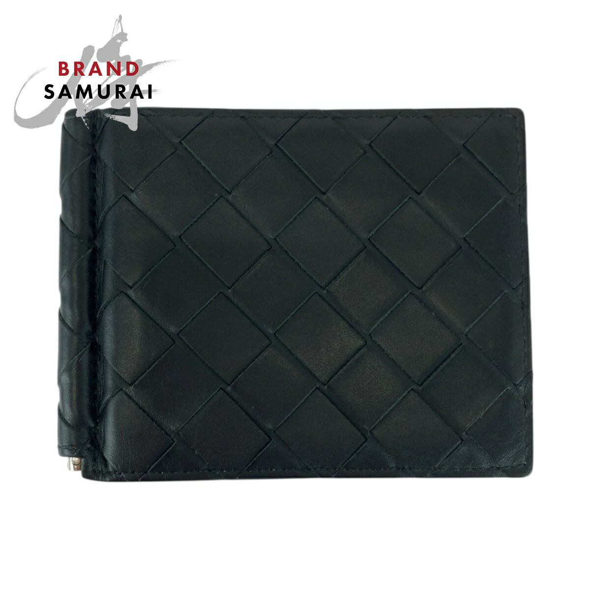 未使用　マキシイントレチャート　黒　　マネークリップ　黒　ボッテガべネタ Amazon | [ボッテガヴェネタ] マネークリップ付き 二つ折り財布 札ばさ