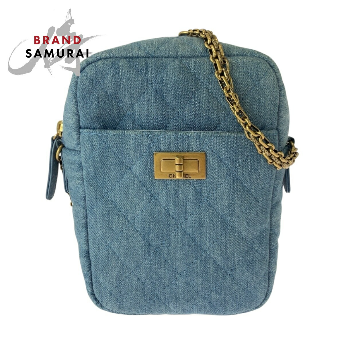 楽天市場】【美品】シャネル 【CHANEL】デニム フリンジ キルティング