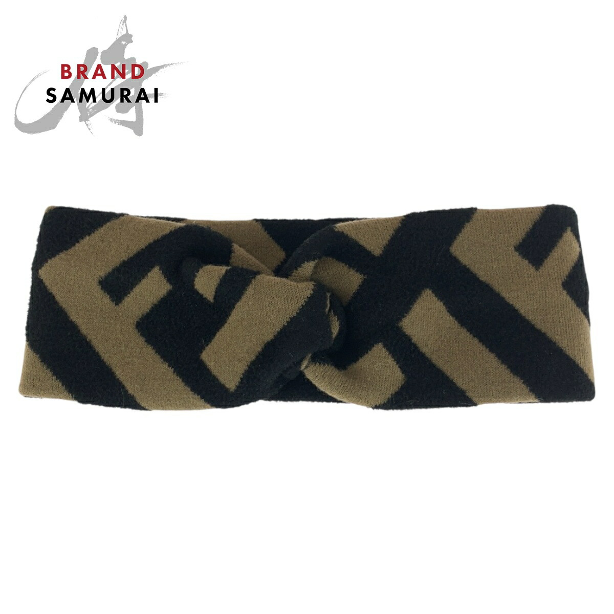 【美品】FENDI フェンディ ズッカ柄 カチューシャ ヘアバンド FENDI ズッカ柄 ヘアバンド カチューシャ フェンディ