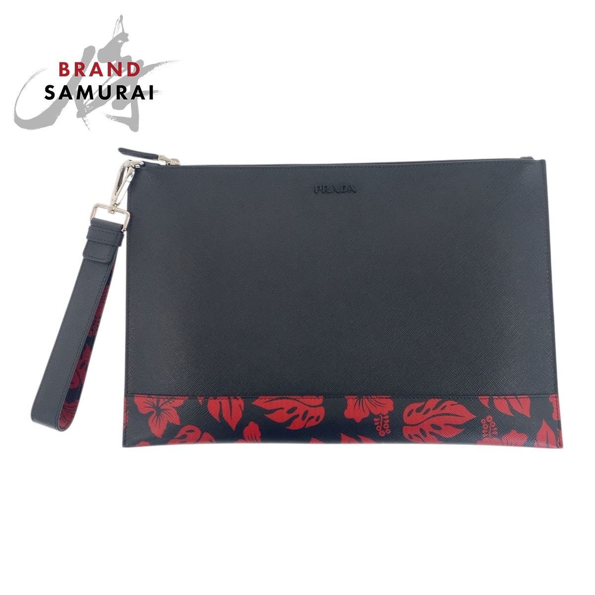 楽天市場】プラダ クラッチバッグ クロコダイル サフィアーノレザー 紺