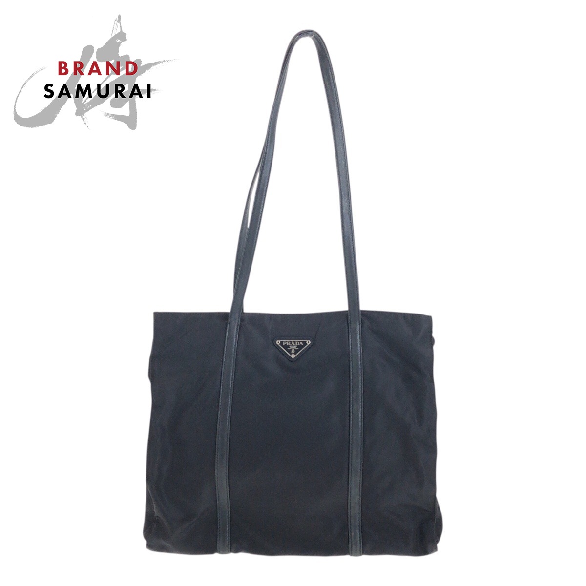 楽天市場】美品 PRADA プラダ テスート 三角ロゴプレート