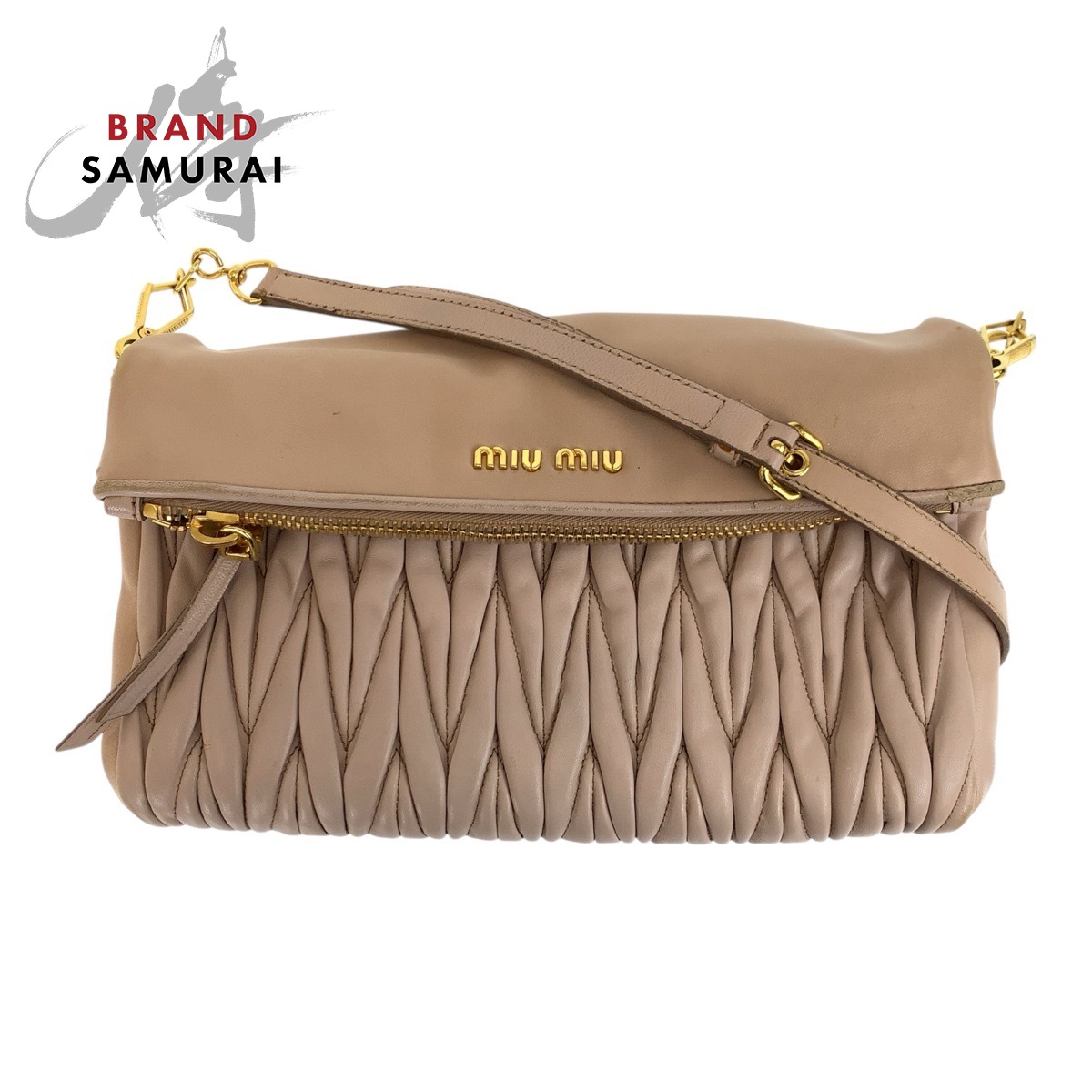 楽天市場】MIUMIU ミュウミュウ 肩掛け ショルダーバッグ マテラッセ