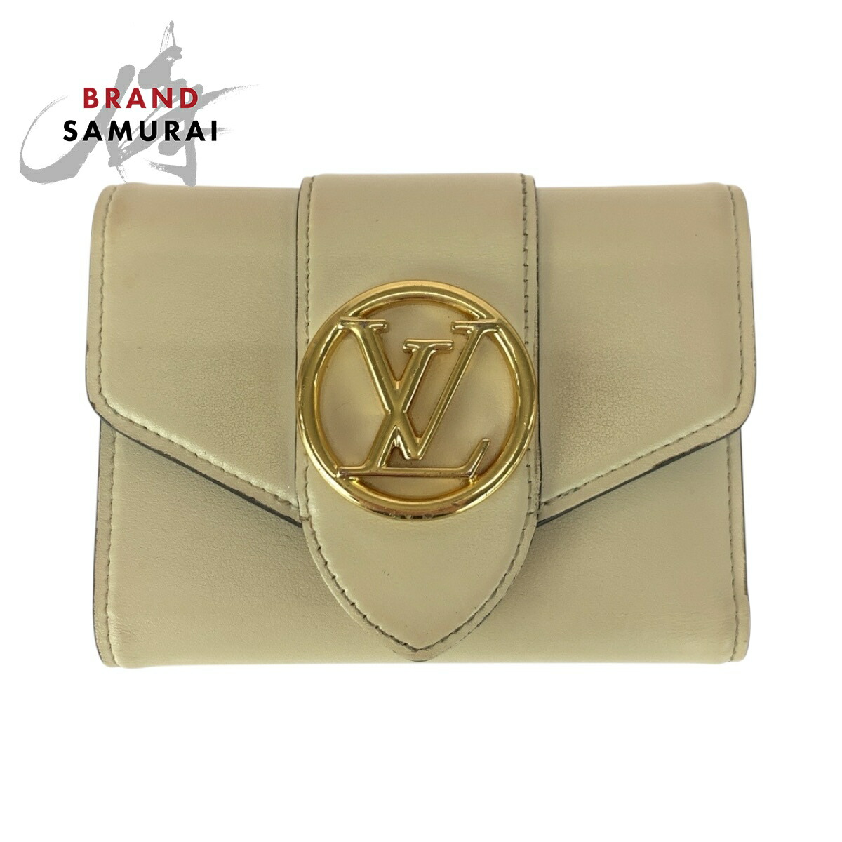 ★極美品★　ルイヴィトン　ポルトフォイユ　LVポンヌフ　コンパクト 緑屋質屋】ルイヴィトン M69175 財布 ポルトフォイユ LV ポンヌフ