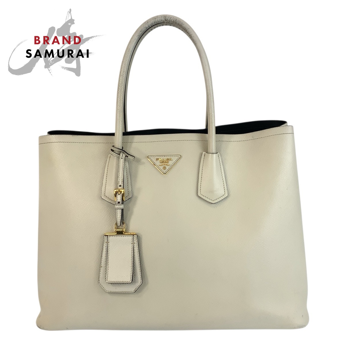 楽天市場】PRADA プラダ サフィアーノ 三角ロゴプレート レッド ワイン