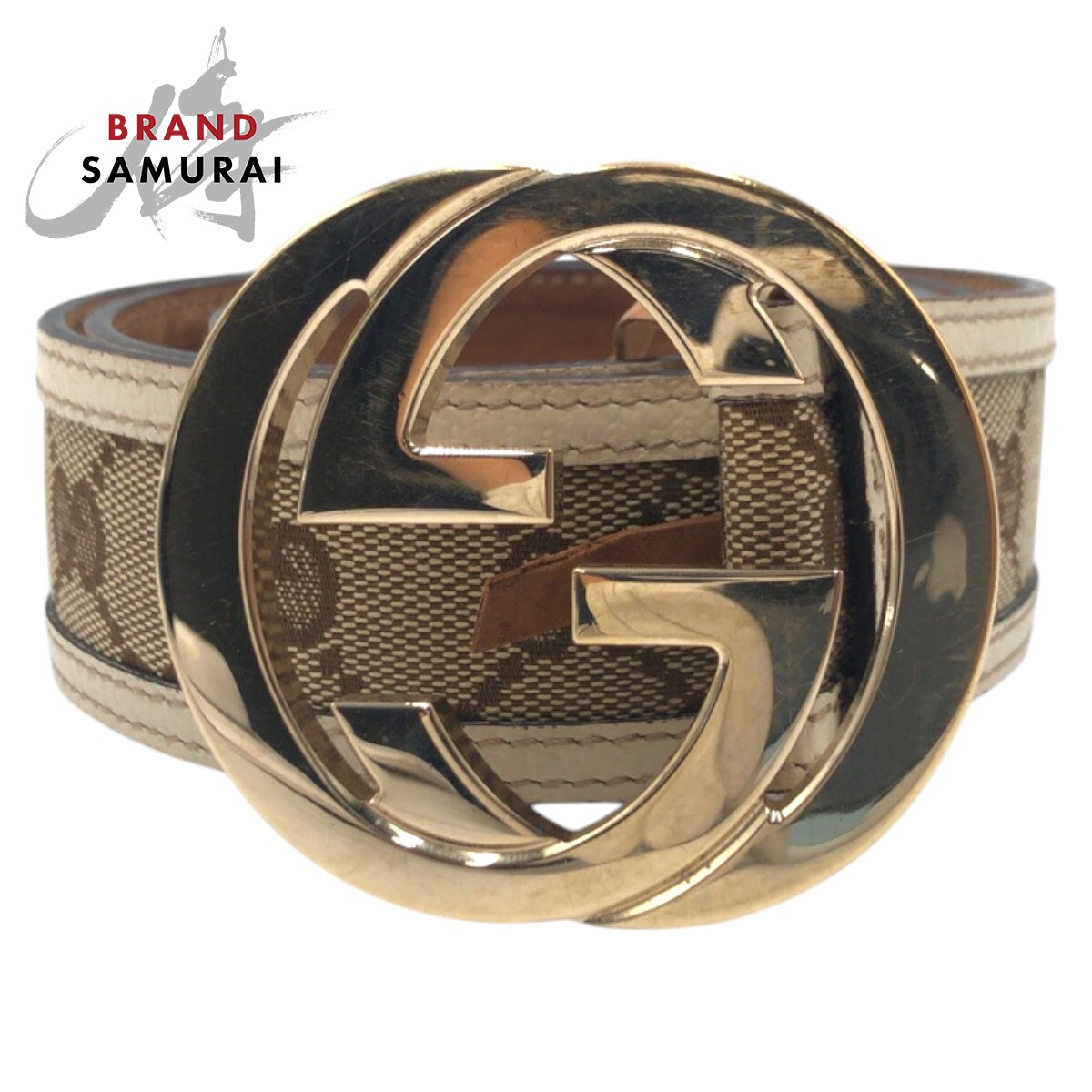 楽天市場】GUCCI グッチ インターロッキングG シェリーライン ベルト