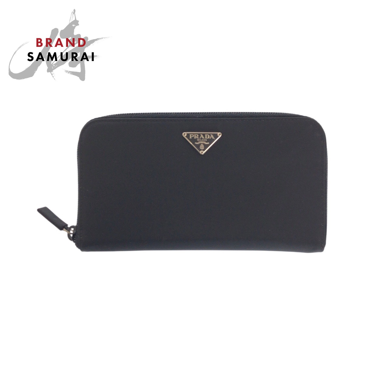楽天市場】プラダ 三角ロゴプレート 長財布 ブラック ナイロン レザー