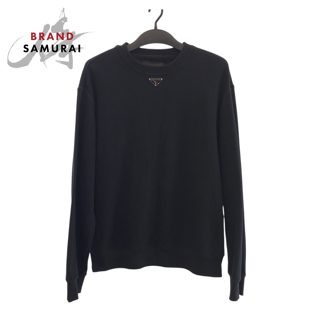 22年モデル PRADA プラダ ロゴプレート スウェット UJL30A 楽天市場】PRADA プラダ スウェット サイズ:S トライアングルロゴ