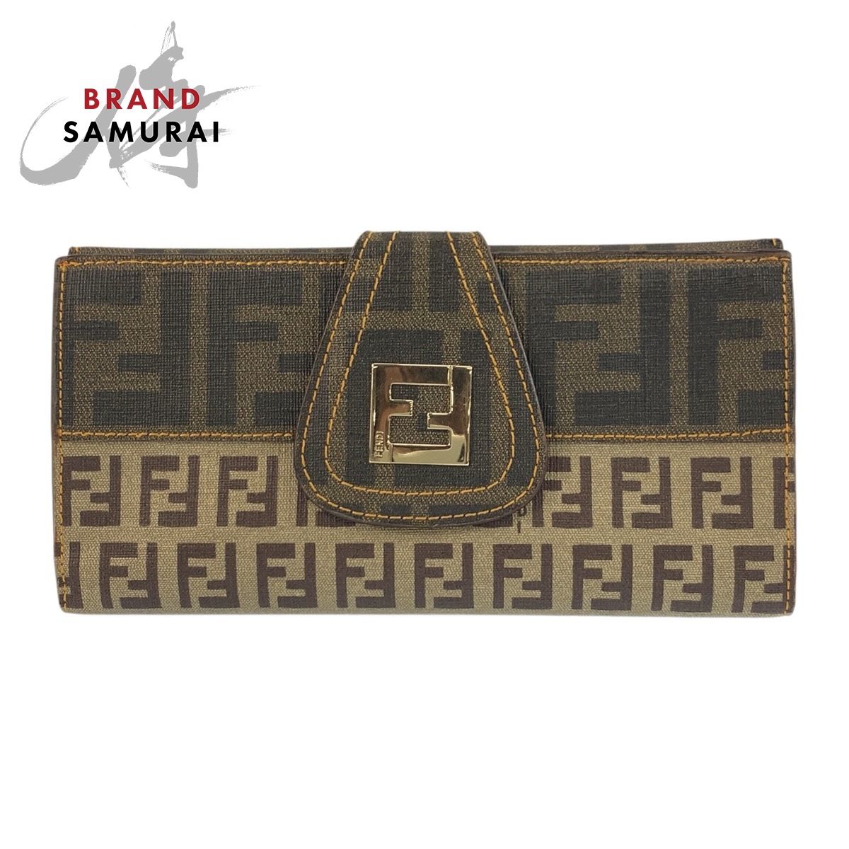 楽天市場】FENDI フェンディ 8M0251 ズッカ バゲット コンチネンタル