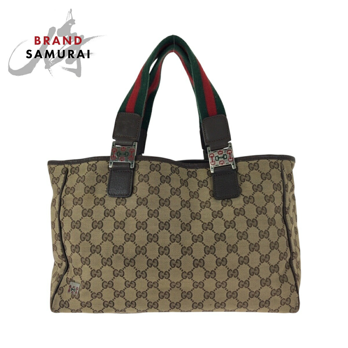 GUCCI レザー ハンドバッグ ブラウン 楽天市場】GUCCI グッチ 145970 ハンドバッグ シェリー GGキャンバス x