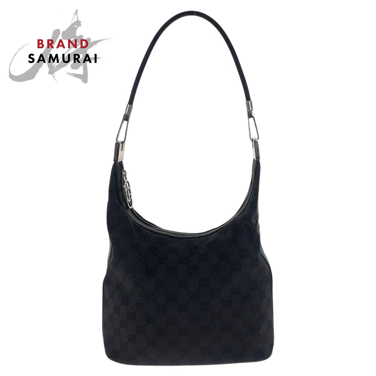 楽天市場】美品 GUCCI グッチ ブラック 黒 シルバー金具 レザー 001