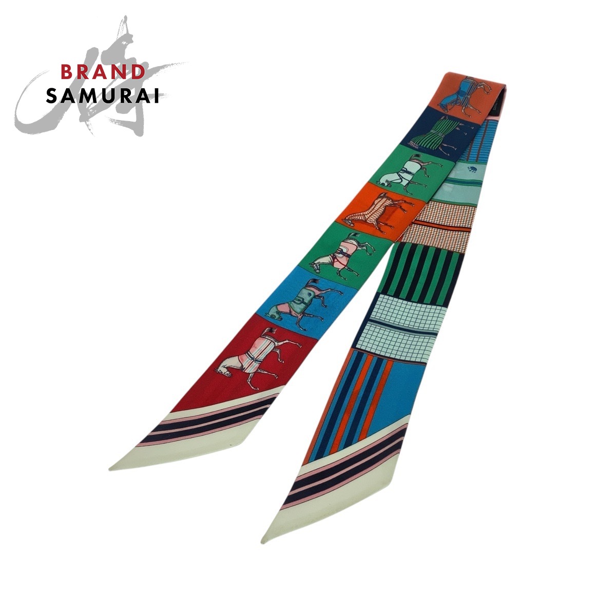 ツイロン　リボンスカーフ　HERMES エルメス 楽天市場】HERMES エルメス ツイロン ツイリー ロングスカーフ リボン