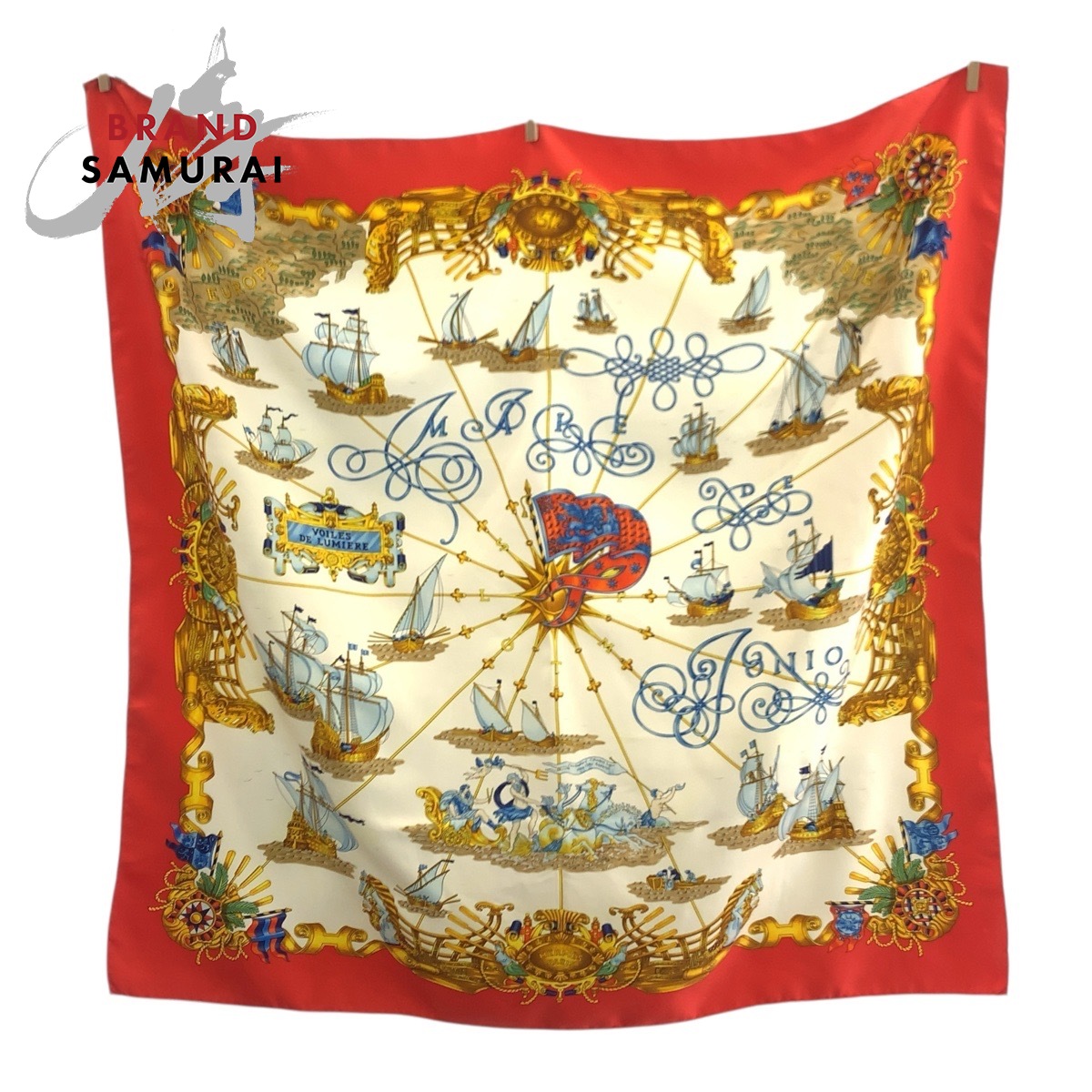 楽天市場】エルメス HERMES スカーフ カレ 90 カレ90 中古 ダブル