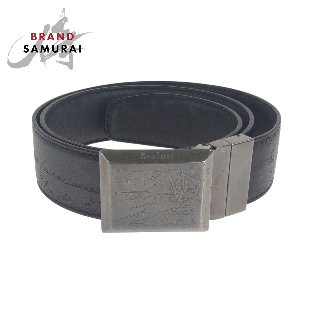 楽天市場】Berluti ベルルッティ カリグラフィ バックル レザーベルト