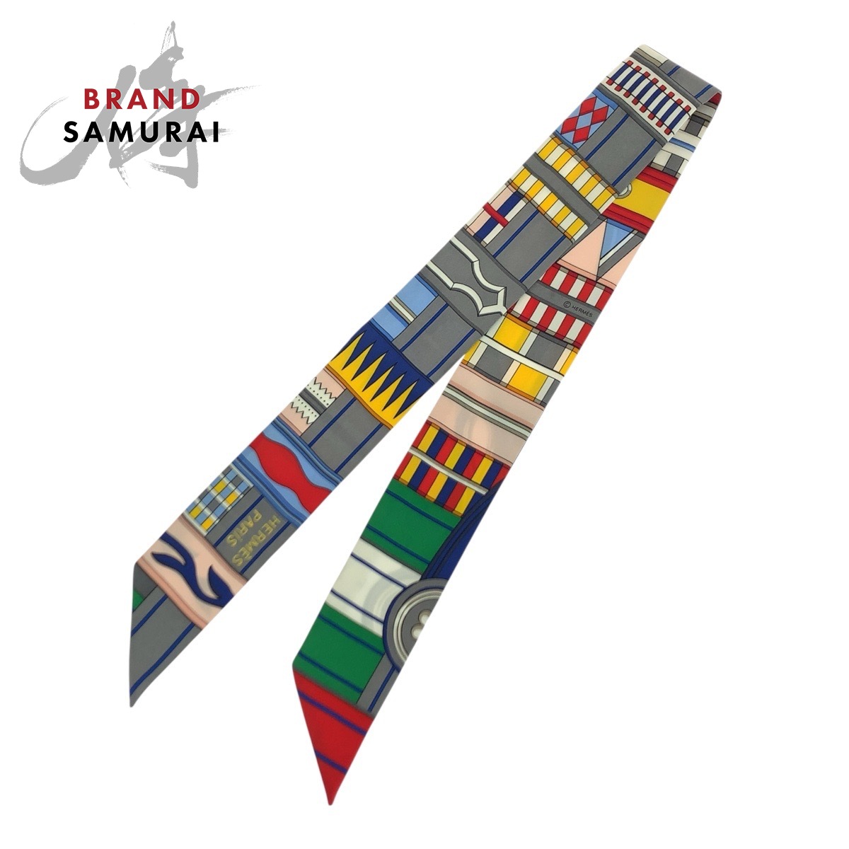 ツイロン　リボンスカーフ　HERMES エルメス 楽天市場】HERMES エルメス ツイロン ツイリー ロングスカーフ リボン