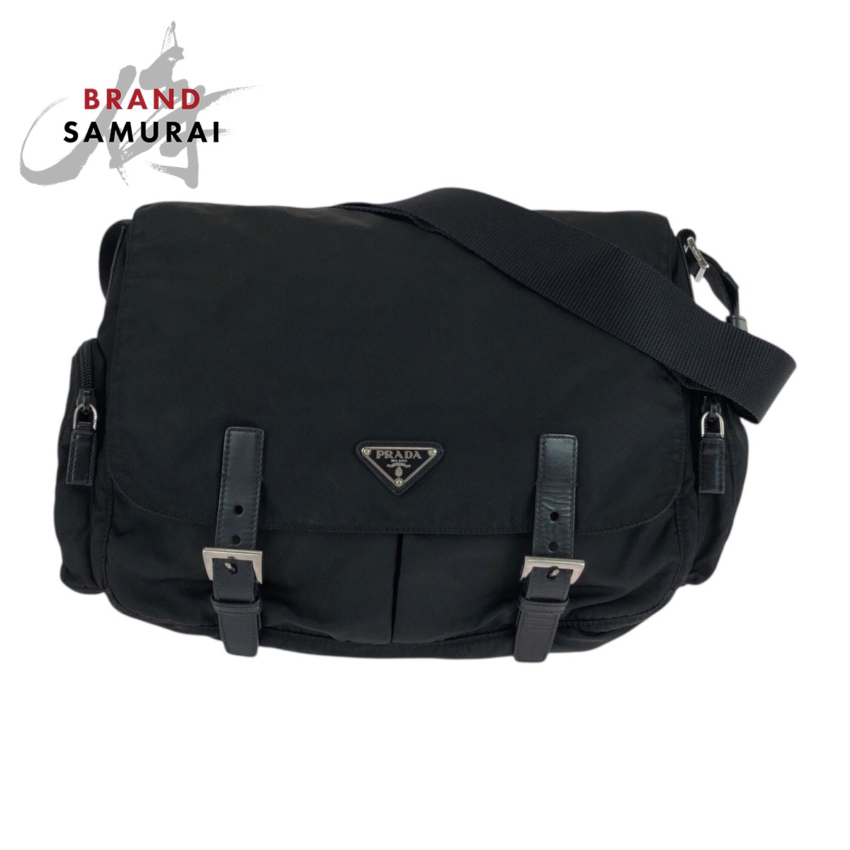 美品 PRADA プラダ テスート 三角ロゴプレート ブラック 黒 シルバー金具 ナイロン ショルダーバッグ メッセンジャーバッグ レディース 505902 【中古】 楽天市場】美品 PRADA プラダ テスート 三角ロゴプレート ブラック 黒