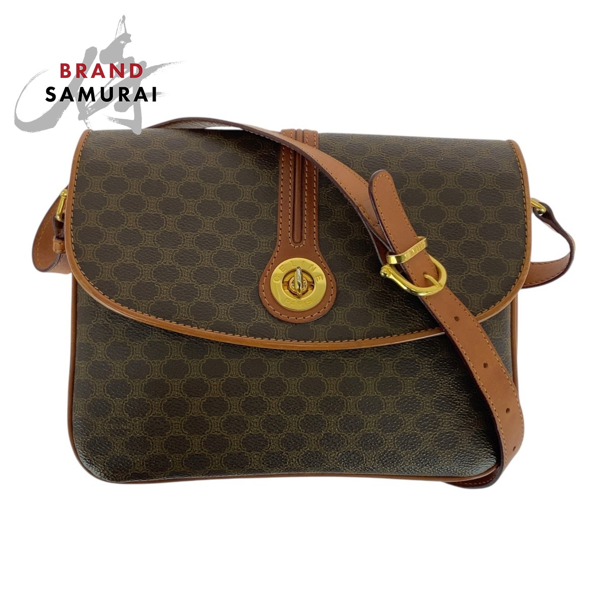 楽天市場】CELINE セリーヌ マカダム柄 ブラゾン柄 ショルダーバッグ