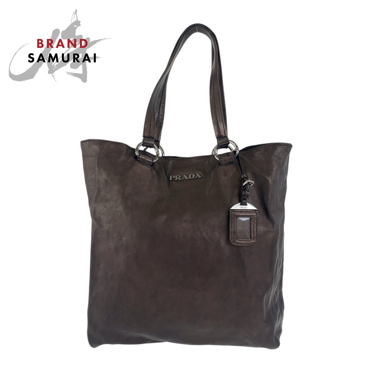 楽天市場】プラダ チェーンレザートートバッグ 1BB774 テスート