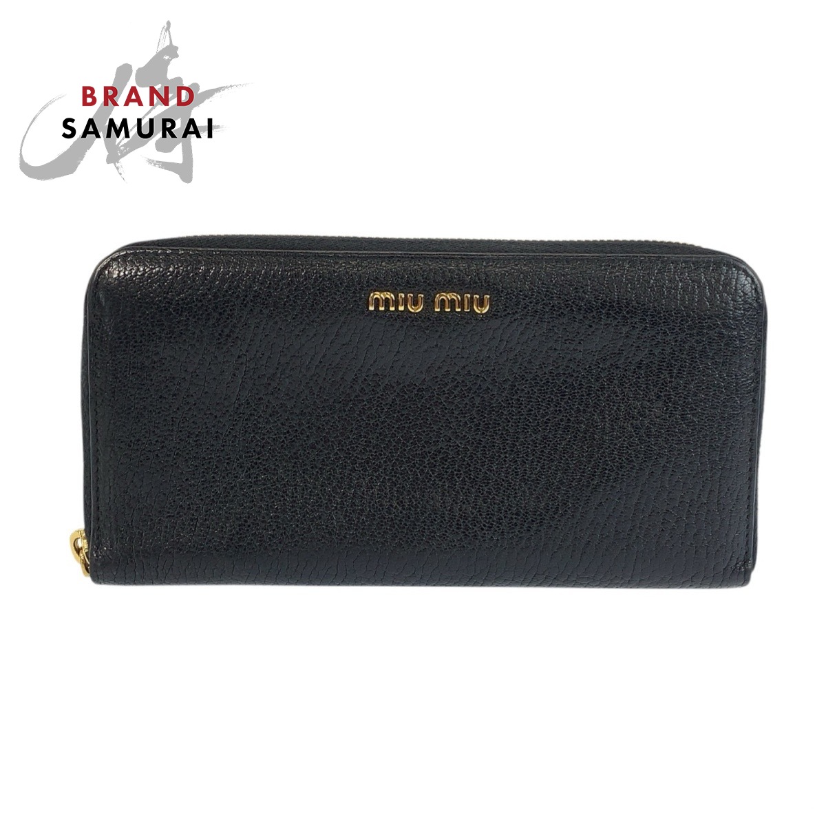 楽天市場】ミュウミュウ miumiu ラウンドファスナー 長財布 ブラック