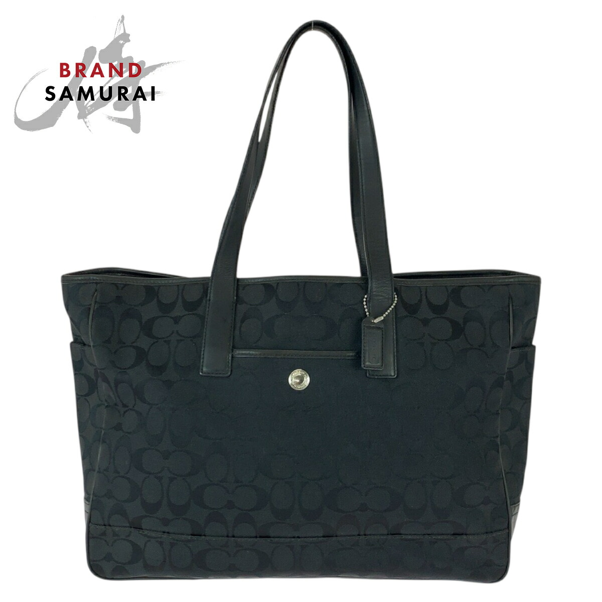 楽天市場】コーチ トートバッグ オールド レザー トート 革 ブラック