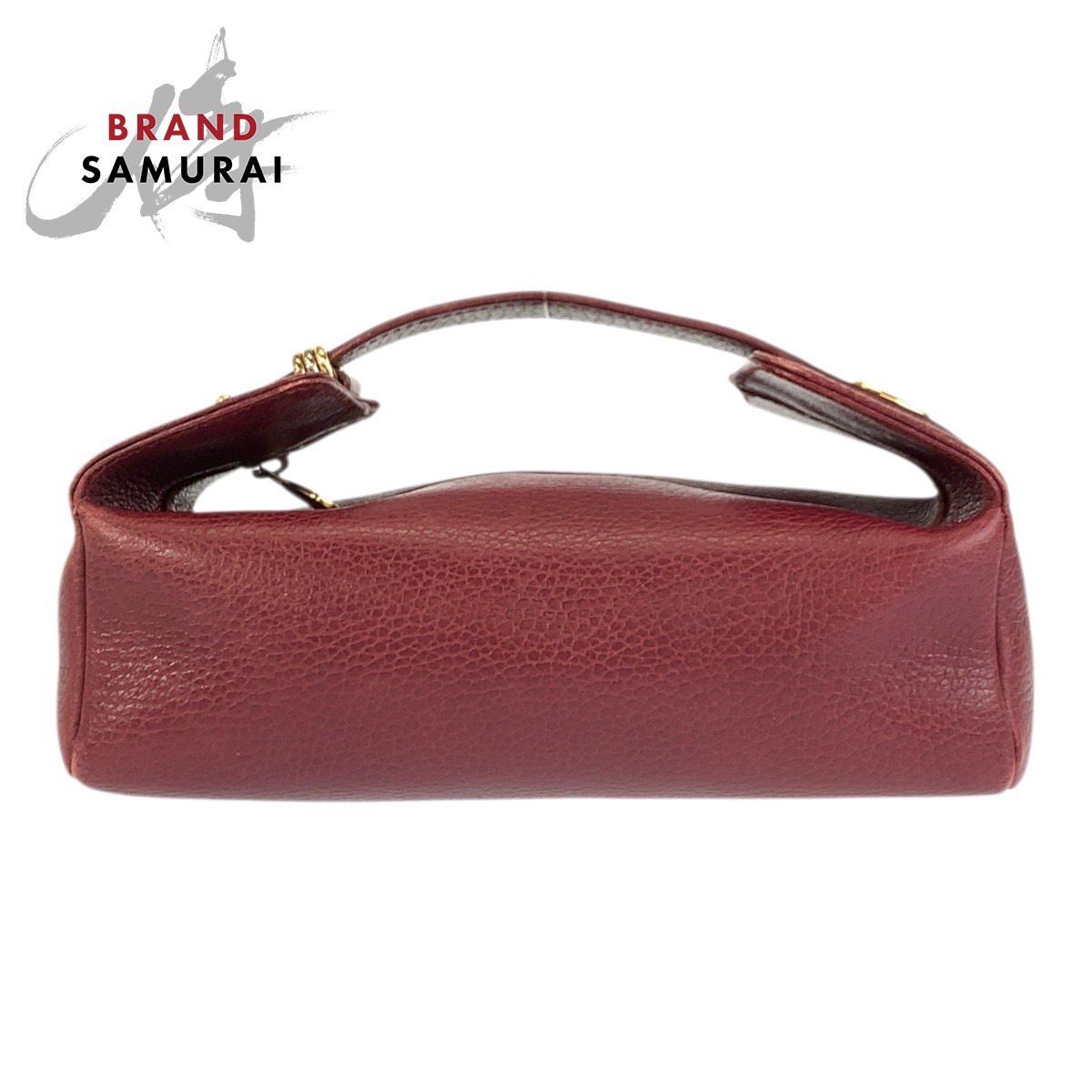 美品 CARTIER カルティエ マストライン トリニティ ボルドー ゴールド金具 レザー ハンドバッグ ポーチ レディース 600720 【中古】 18,151円