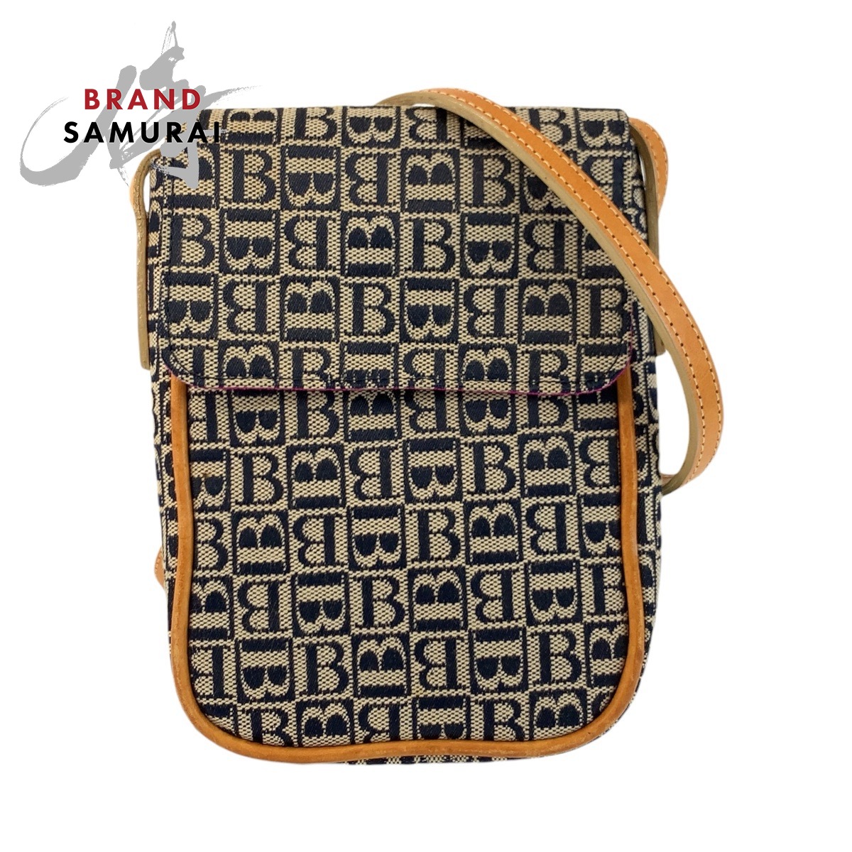 美品 BURBERRY バーバリー ベージュ 黒いこと 赤銅色 帆布 /なめし革 ショルダーバッグ ポシェット レディース 601092 【中古】