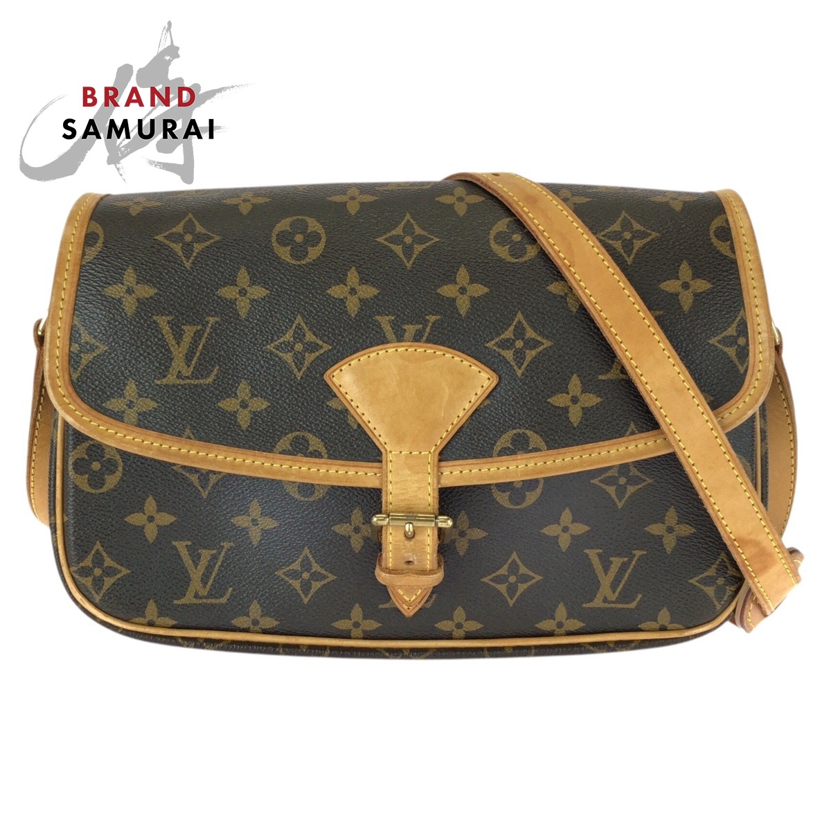 美品 LOUIS VUITTON ルイヴィトン モノグラム ソローニュ 赤銅色  PVC /なめし革 M42250 ショルダーバッグ 伝達人御徒面子 レディース 601157 【中古】