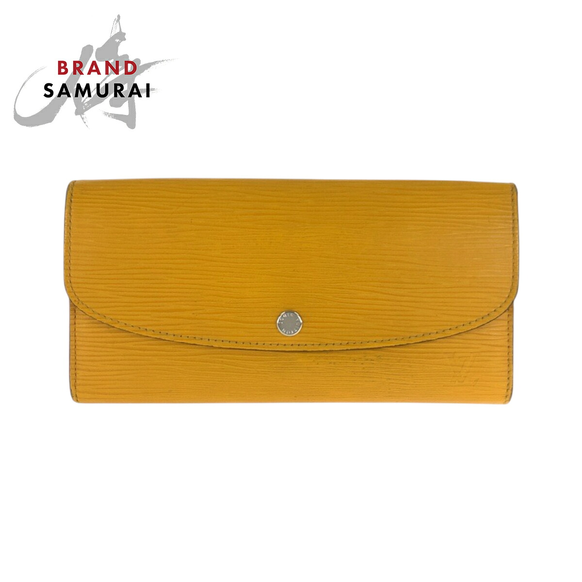 LOUIS VUITTON ルイヴィトン エピ ポルトフォイユ エミリー イエロー シルバー金具 エピレザー M60716 長財布 ロングウォレット レディース 601040 【中古】