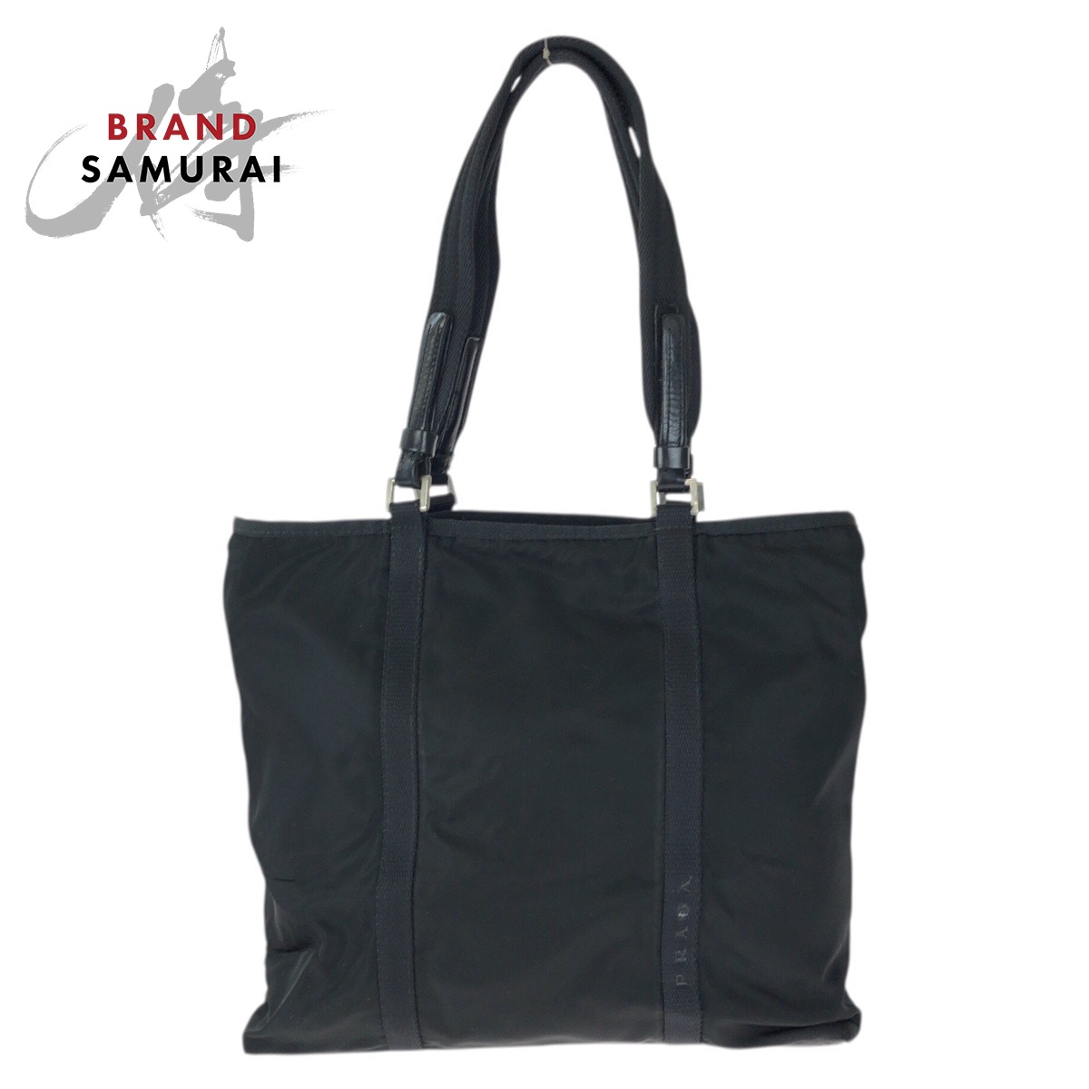 PRADA プラダ テスート ブラック 黒 シルバー金具 ナイロン /レザー トートバッグ ショルダーバッグ レディース 601408 【中古】 27,665円