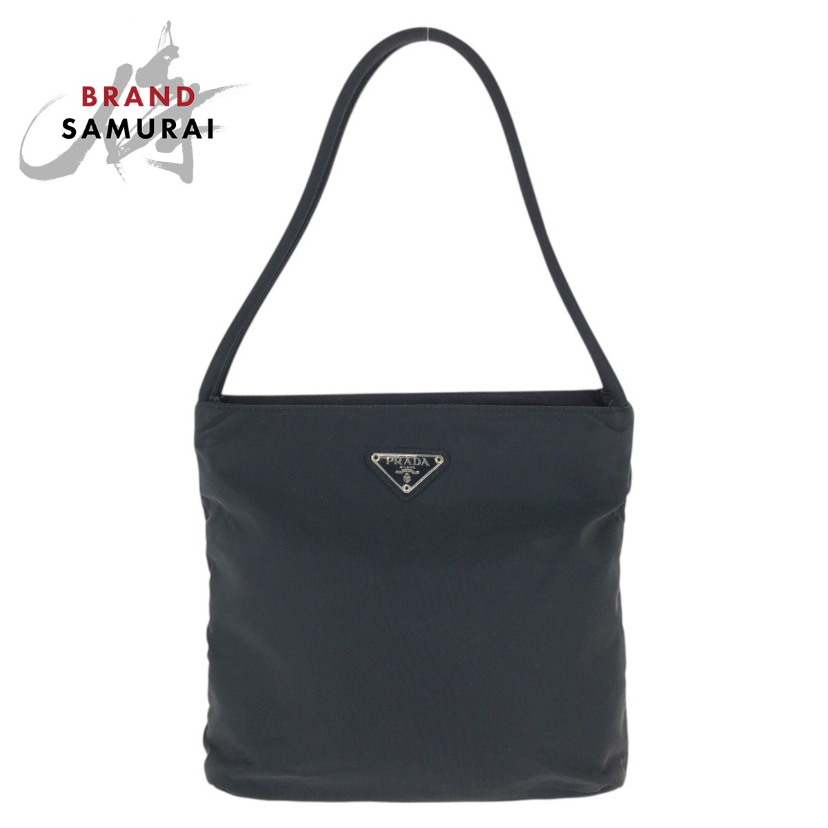 美品 PRADA プラダ テスート 三角ロゴプレート ブラック 黒 シルバー金具 ナイロン トートバッグ ショルダーバッグ レディース 601714 【中古】 35,673円