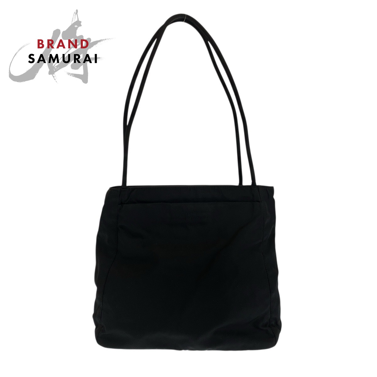 美品 PRADA プラダ テスート 三角形ロゴタイプ一皿 黒いこと 黒 ナイロン ショルダーバッグ トートバッグ レディース 601354 【中古】