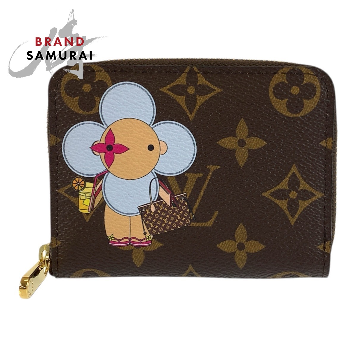 超美品 LOUIS VUITTON ルイヴィトン モノグラム ヴィヴィエンヌ ジッピー 鋳貨銭入れ 赤銅色 ゴールド金具 PVC M69055 コインケース 歌留多入れもの レディース 601951 【中古】