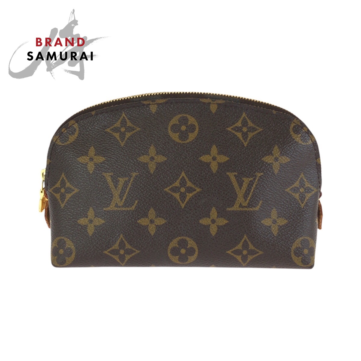 LOUIS VUITTON ルイヴィトン モノグラム ポシェット コスメティック PM 赤銅色 ゴールド金具 PVC M47515 車寄せ メイク車寄せ 小入れもの レディース 602421 【中古】