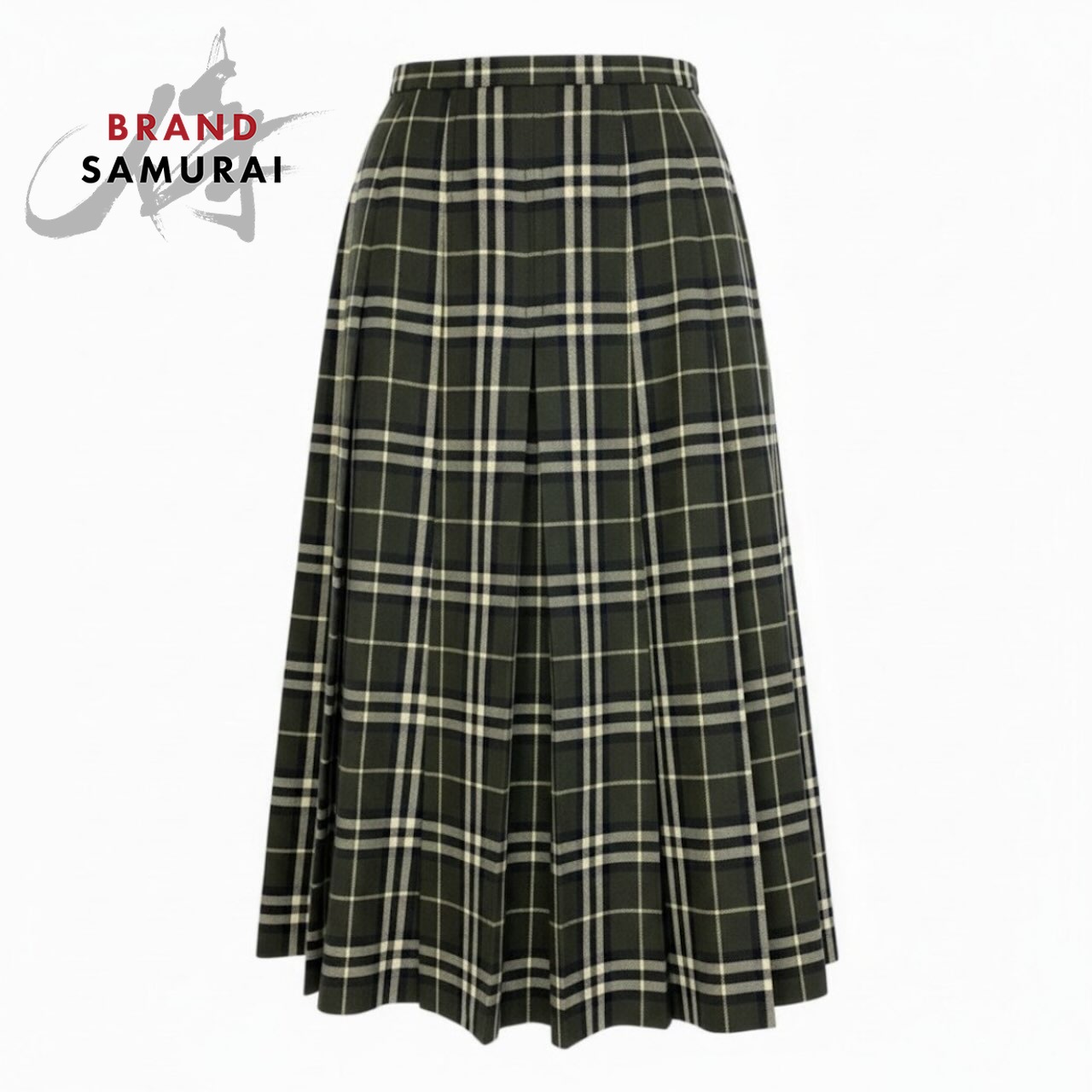BURBERRY LONDON バーバリーロンドン タックプリーツスカート ロングスカート ノバチェック スカート A3-00142 【中古】|BRAND SAMURAI