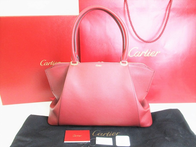 カルティエ　バッグ　美品 MUST DE CARTIER カルティエ ショルダーバッグ マストライン