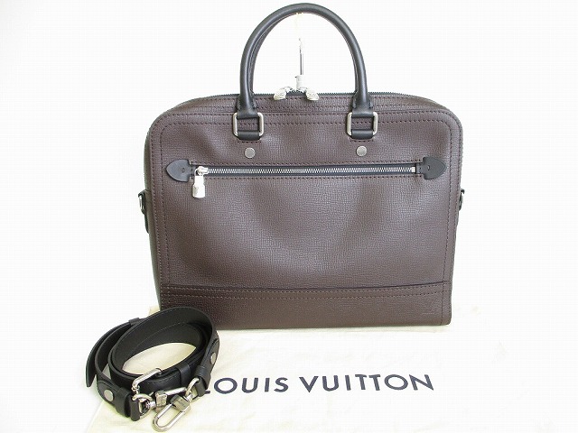 【見せびらかす未当てはめる品】 ルイヴィトン LOUIS VUITTON モルモンの州 キャニオン 商行為御徒面子 ブリーフ容れもの 書きもの鞄 2Way御徒面子 メンズ 喫茶店 【中古】