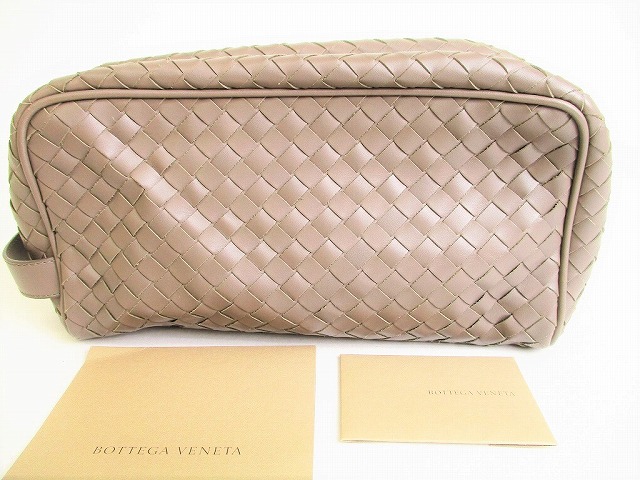 ボッテガヴェネタ Bottega Veneta イントレチャート カーフレザー セカンドバッグ クラッチバッグ メンズ メタルグレー 最大68 オフ