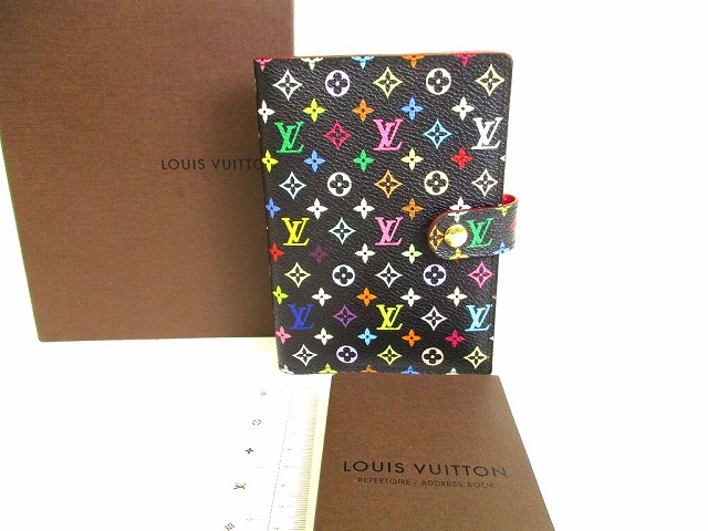 希少 ルイヴィトン LOUIS VUITTON マルチカラー アジェンダ PM 手帳