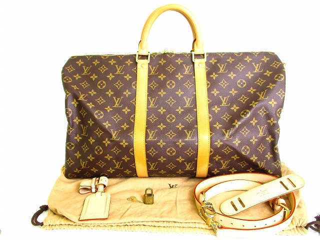 店内全品対象 ルイヴィトン LOUIS VUITTON モノグラム キーポル 50