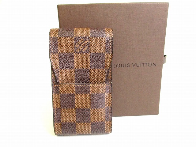 ルイヴィトン LOUIS VUITTON ダミエ エテュイ シガレット タバコケース タバコ入れ シガレットケース メンズ レディース 【中古】