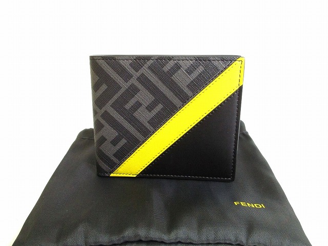 楽天市場】FENDI フェンディ Fendi Shadow Diagonal Bi-Fold