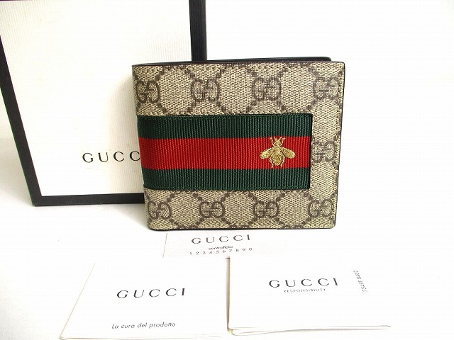 楽天市場】【財布】GUCCI グッチ ウェブ GGスプリーム ジップ
