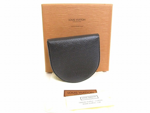 【未当てはめる蔵入り品】 ルイヴィトン LOUIS VUITTON タイ王国ガ オポルト モネ キュヴェット 御釣り入れ 鋳貨蝦蟇口 メンズ アルドワーズ 黒 【中古】