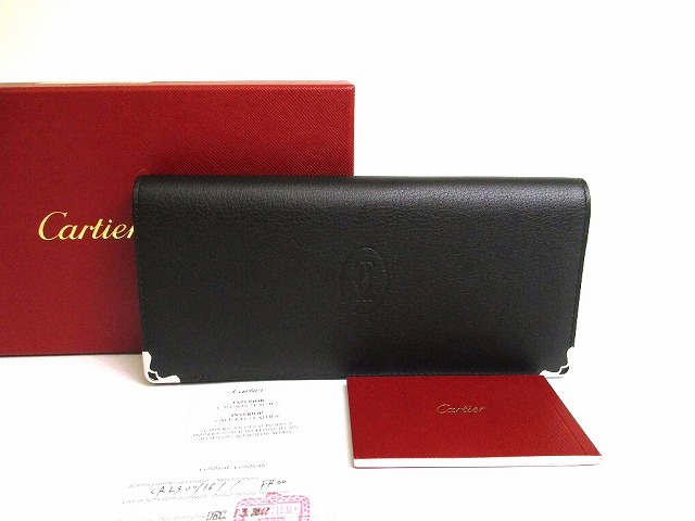 Cartier カルティエ　長財布　札入れ 楽天市場】【未使用品】 カルティエ 長財布 小銭入れ無し 札入れ