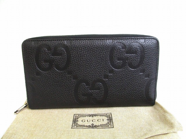 【即納】GUCCI グッチ ジャンボGG ジップ アラウンド 長財布 グッチ メンズ 財布ジャンボGG ジップアラウンドウォレット