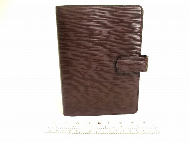 【滅多に無い】【新品負けず劣らず】 ルイヴィトン LOUIS VUITTON エピ 協議事項 MM 当用日記 万覚え帳取りまかなう 取り合わせ万覚え帳 メンズ レディース モカ 【中古】