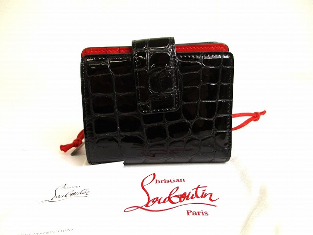 楽天市場】クリスチャン ルブタン CHRISTIAN LOUBOUTIN 三つ折り財布